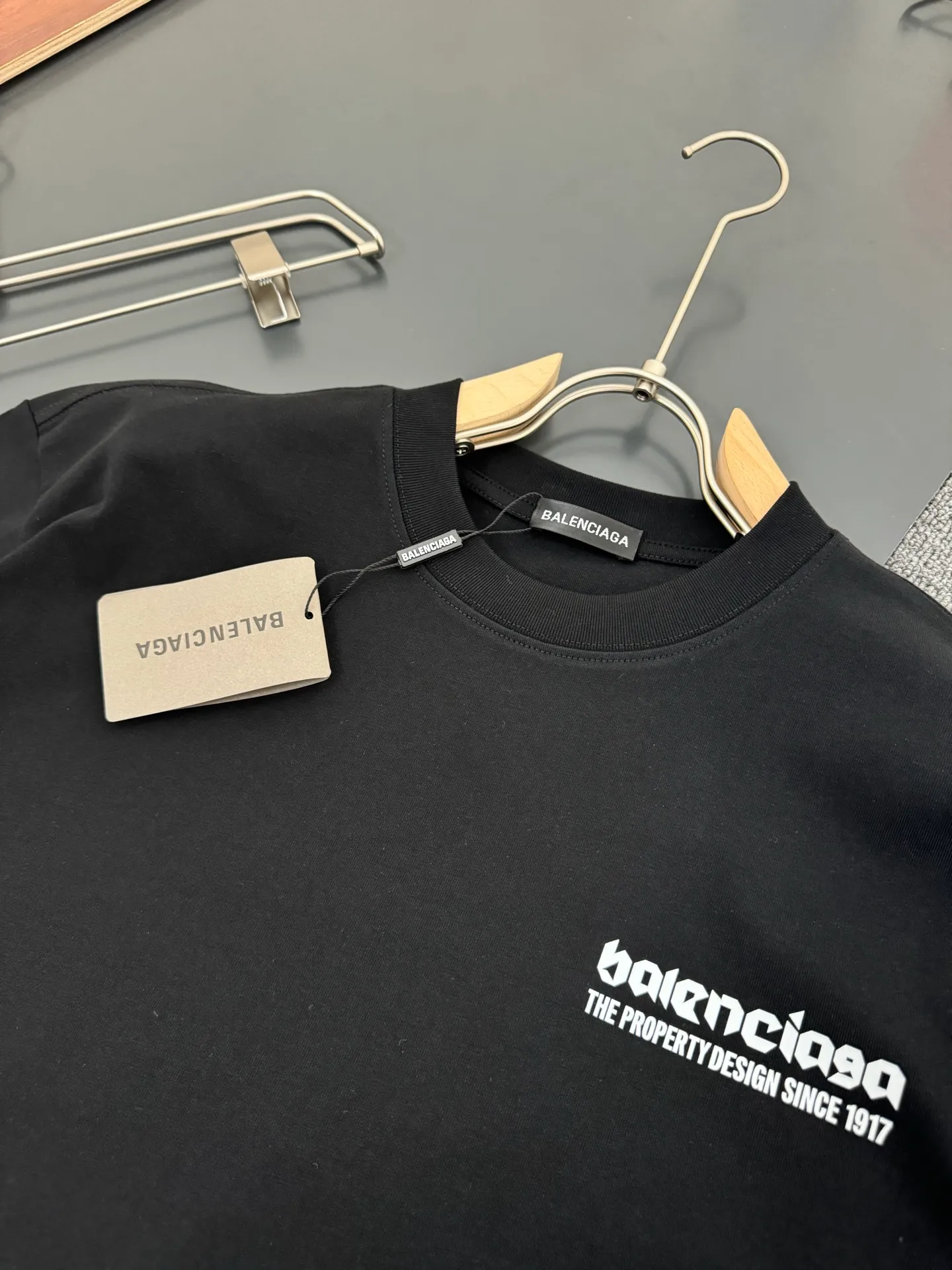 Balenciaga* *320g t logo New Arrival t ， ， Versatile ：Black White Sizes：S M L XL XXL
